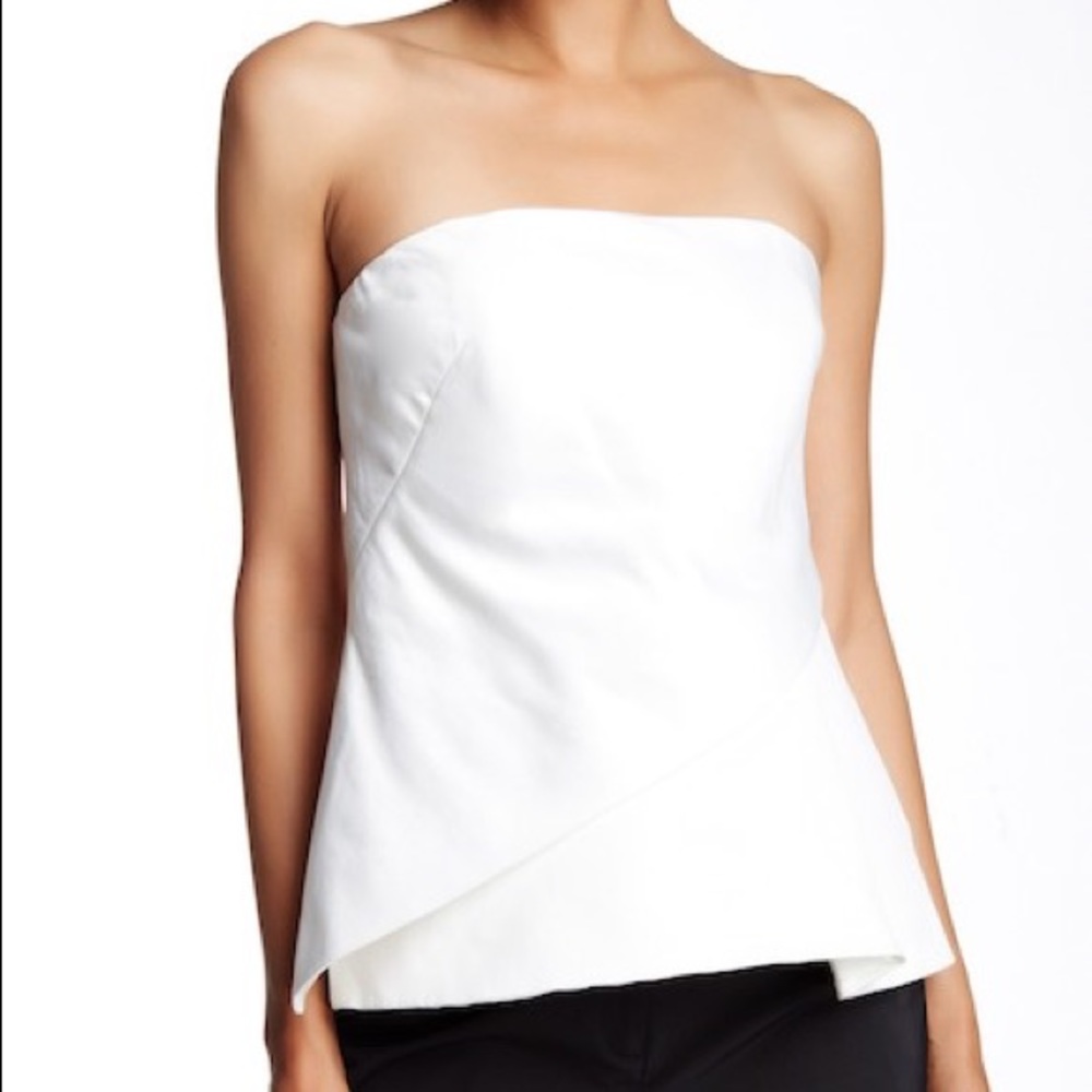 Ted Baker London Tulip Fold Strapless Shirt